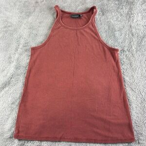 RicherPoorer Vintage Ribbed Racerback Tank Top M Green Red Lot of 3